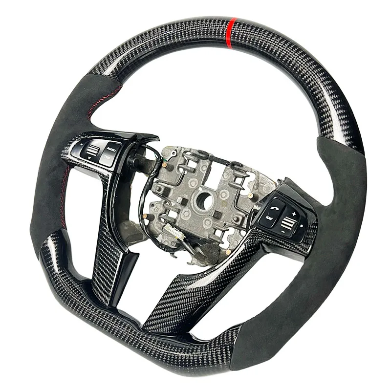 Black Carbon Fiber Sport Steering Wheel Suitable for COMMODORE HSV with Alcantara for Pontiac G8 Holden VE Holden Steering Wheel