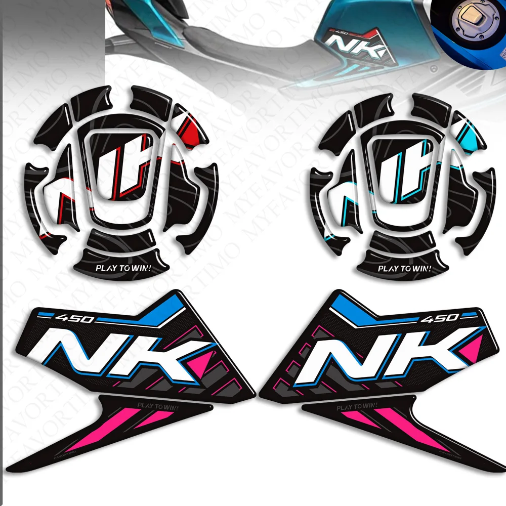 

2024-2025 Motorcycle Side Grips Fuel Oil Knee Tank Pad Protector Stickers Decals for CFMOTO 450NK Gas Accessory