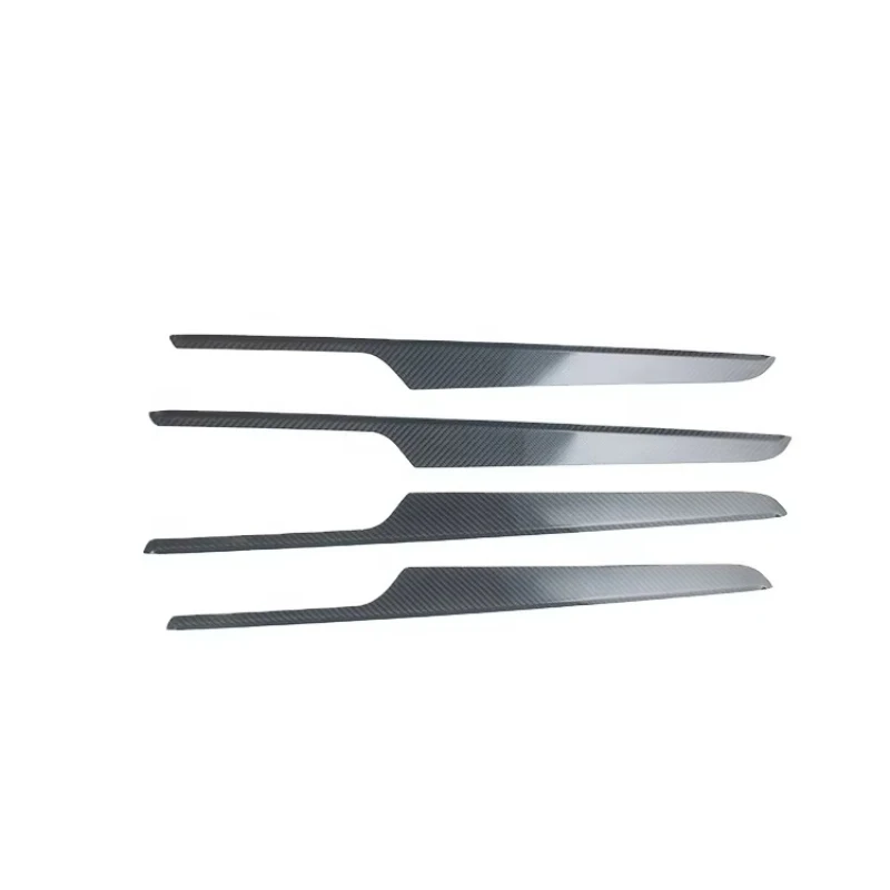 For Macan 2014up Real Carbon Fiber Inner Door Panel Strip Trim 4pcs