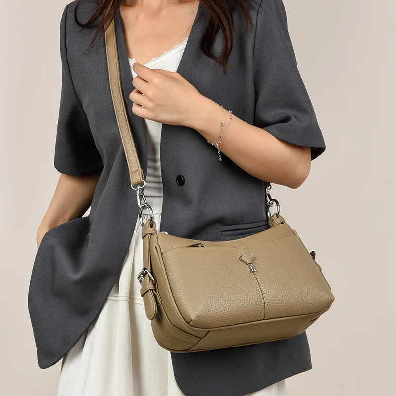 新しいファッション小さな正方形シンプルな多用途ショルダーエレガントママカジュアル通勤クロスボディバッグ