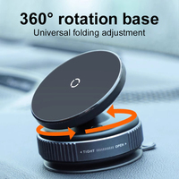 For Magsafe Magnetic Vacuum Car Phone Holder 360° Rotation Suction Cup Navigation Stand Bracket Car Magnetic Holder for iPhone