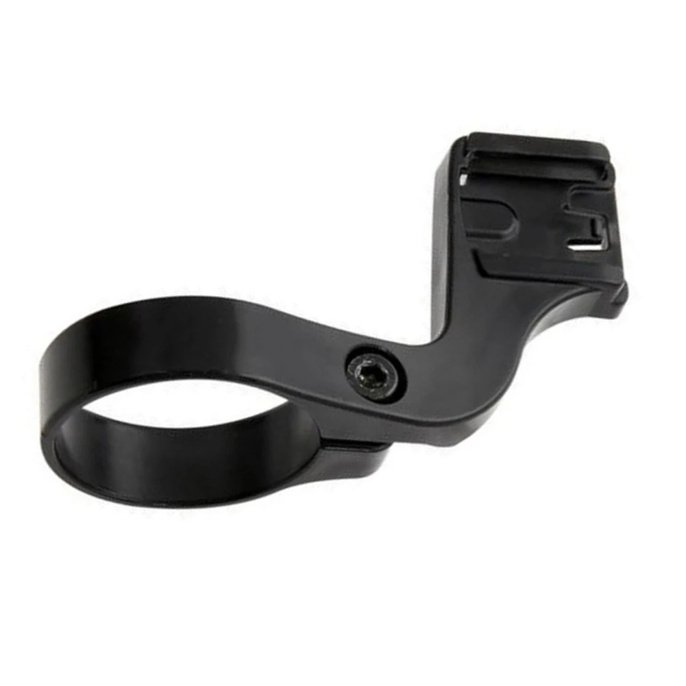 Versatile Black Handlebar Bracket for Cycling Computer Compatible with Cat Eye and other Flexible Mounting Devices