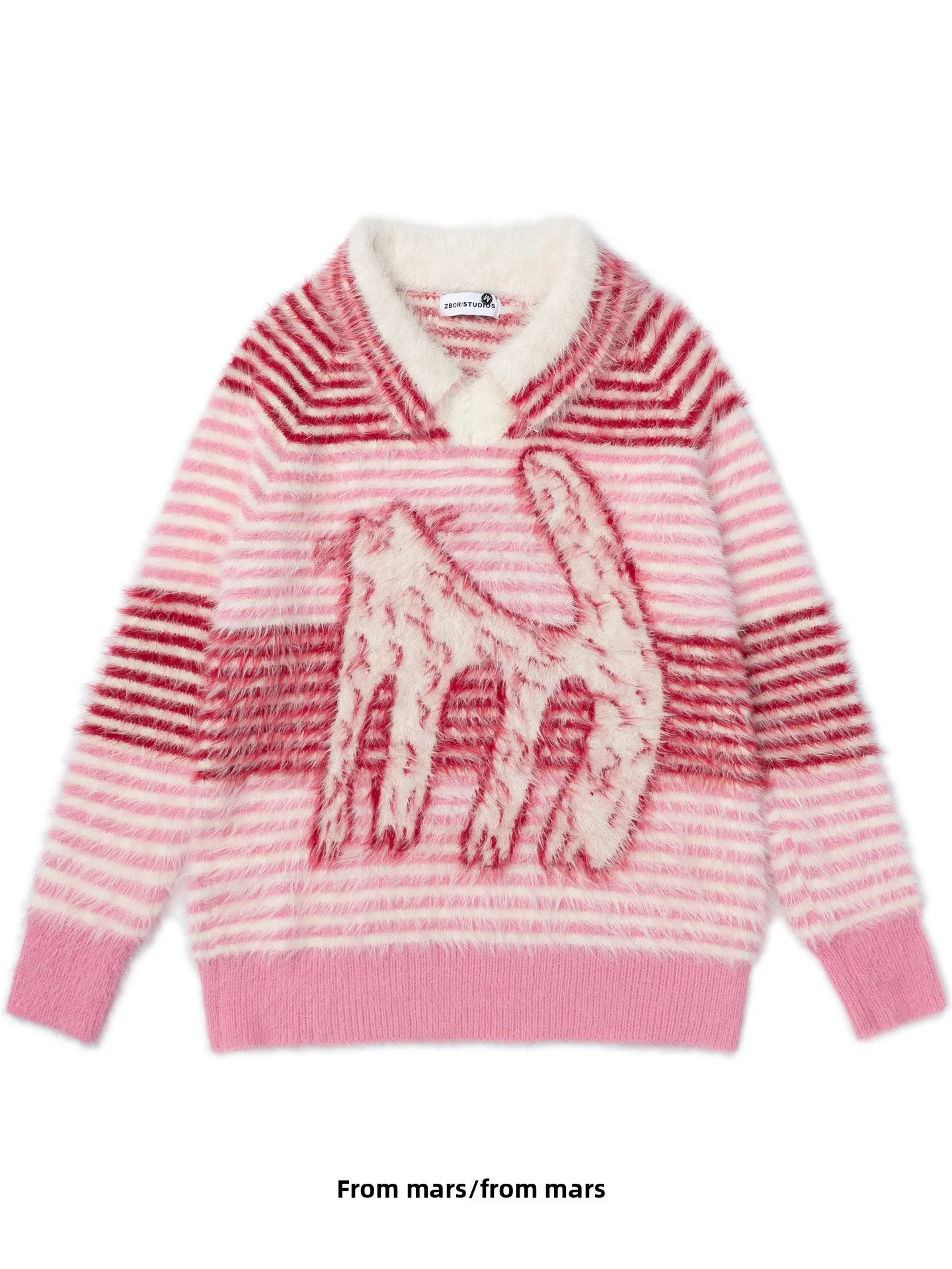 

Loose oulder Sve Casual Sweater Women's Horizontal Stripe Color Blo Street Sle Warm Thermal Autumn Winter Knitwear