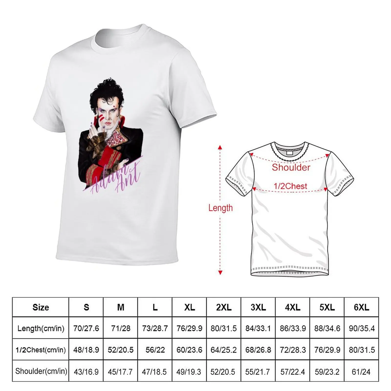 Funny Gifts Male Adam Singer Ant Songwriter Gift Music Fans T-Shirt Casual Simple Design Short Sleeve Shirt