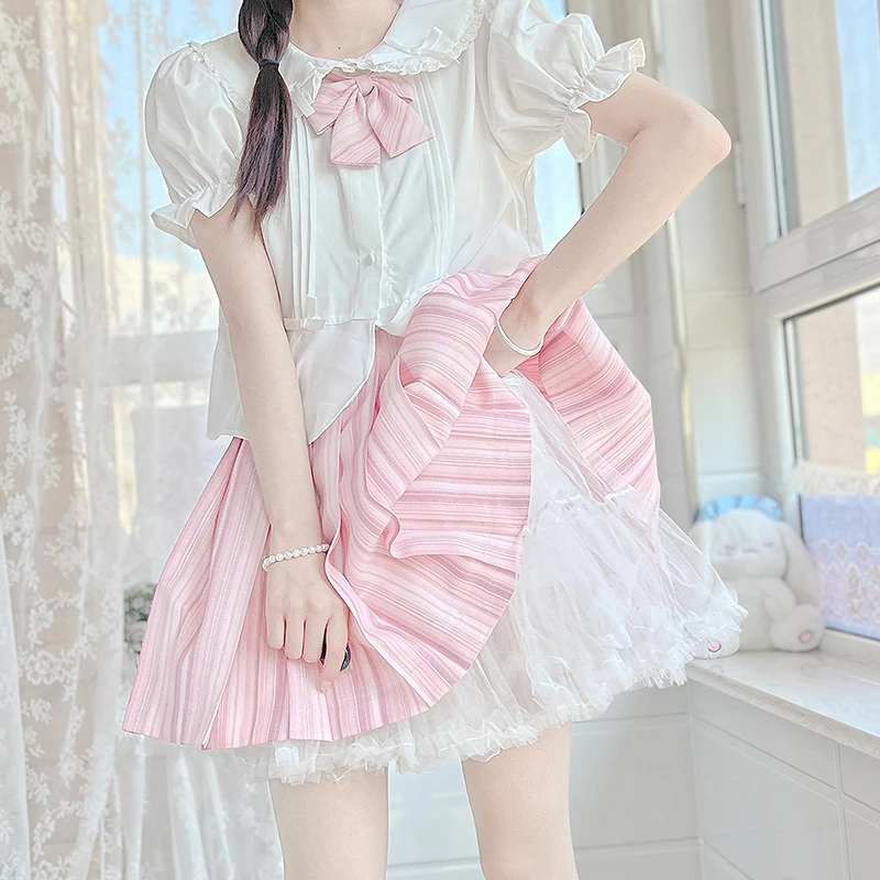 2023 nuova gonna tutu per ragazza Lolita sottoveste gioco di ruolo Party Ball tulle gonne puffy Fluffy Underskirt