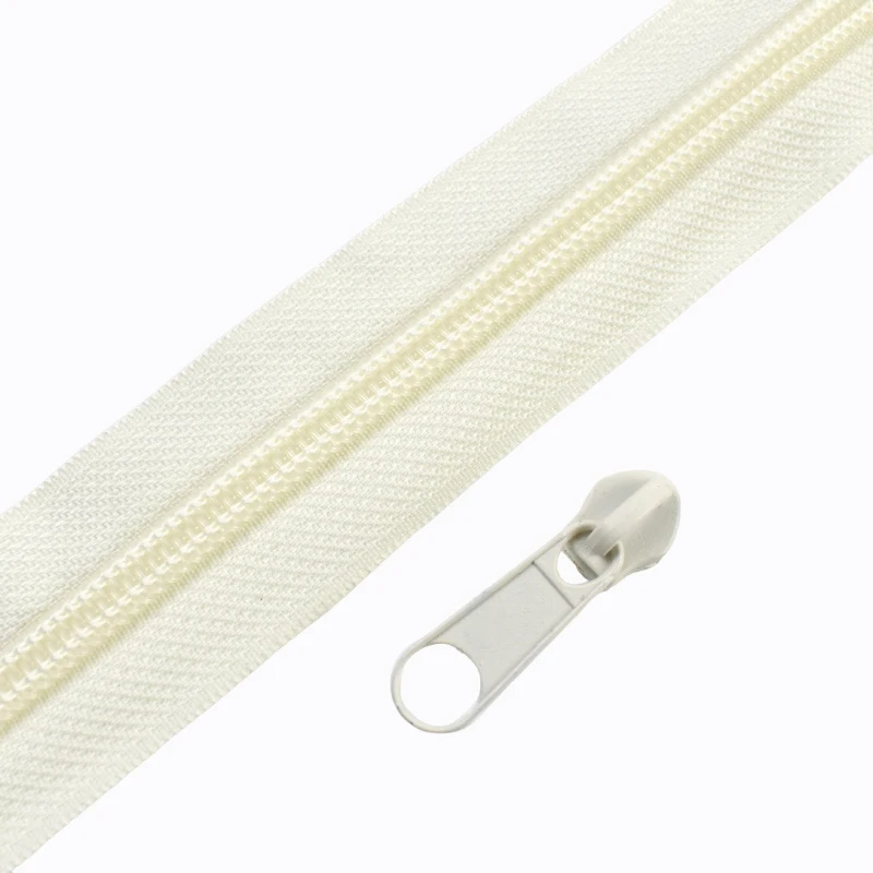 Rainbow Nylon Zipper By Yard with Sliders