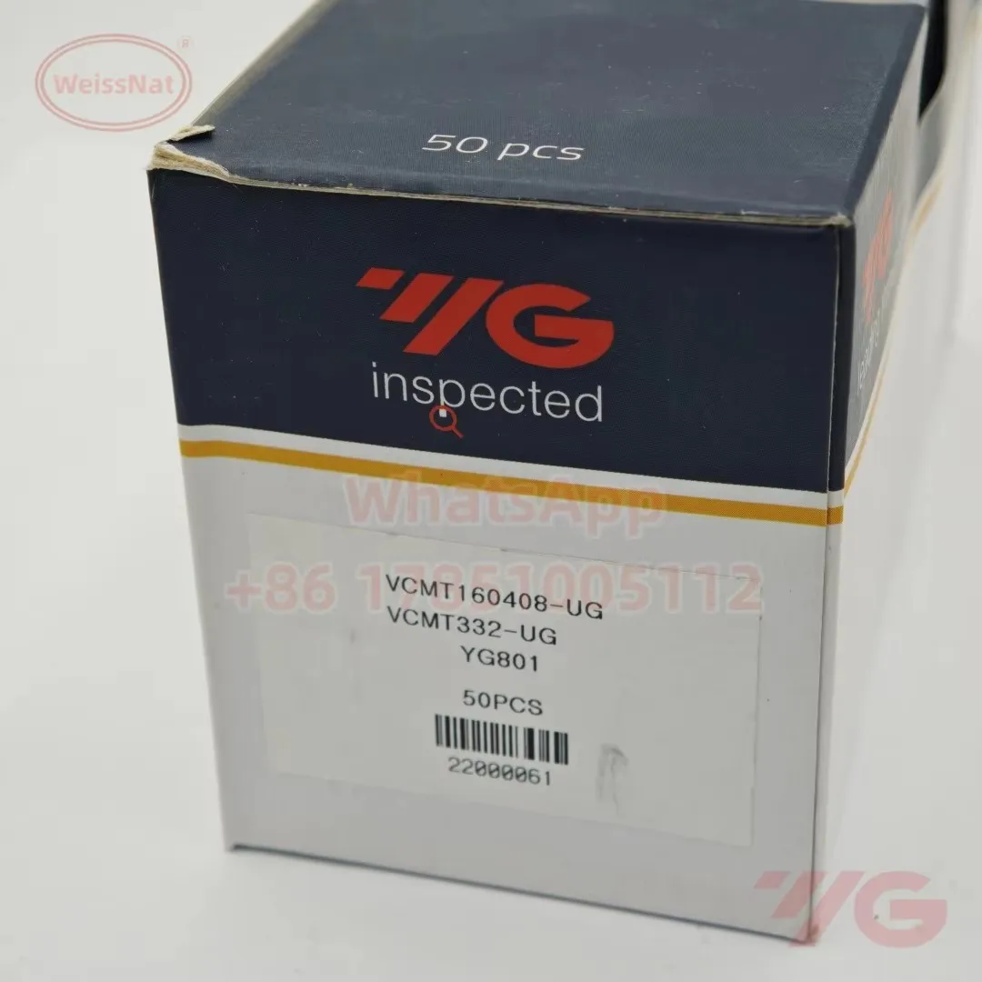 YG-1 50pcs VCMT160408 VCMT160404-UG YG801 Carbide Insert VCMT Inserts - view 6
