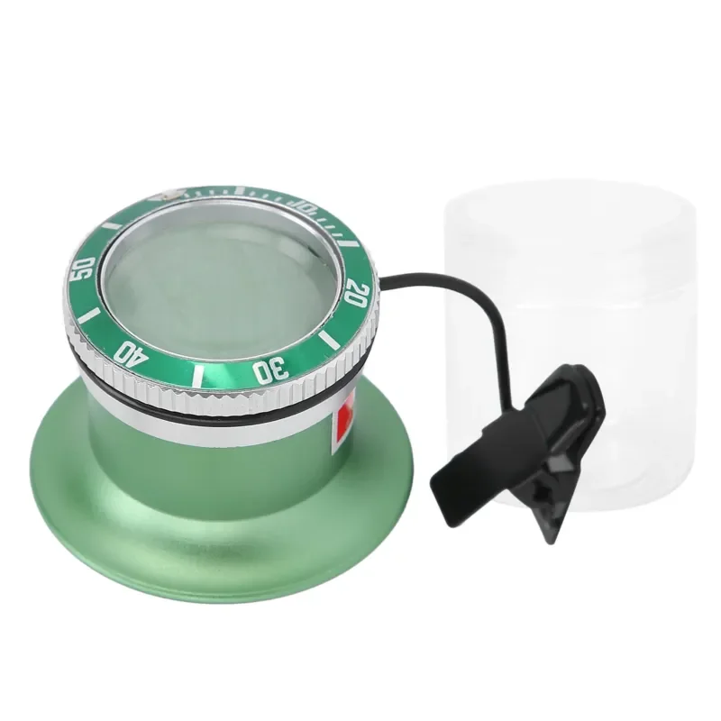 Watch Repair Tool 10x 3x Magnifying Glass with Eyepiece 5x 15x 20x Metal Loupe for Jewelry Inspection