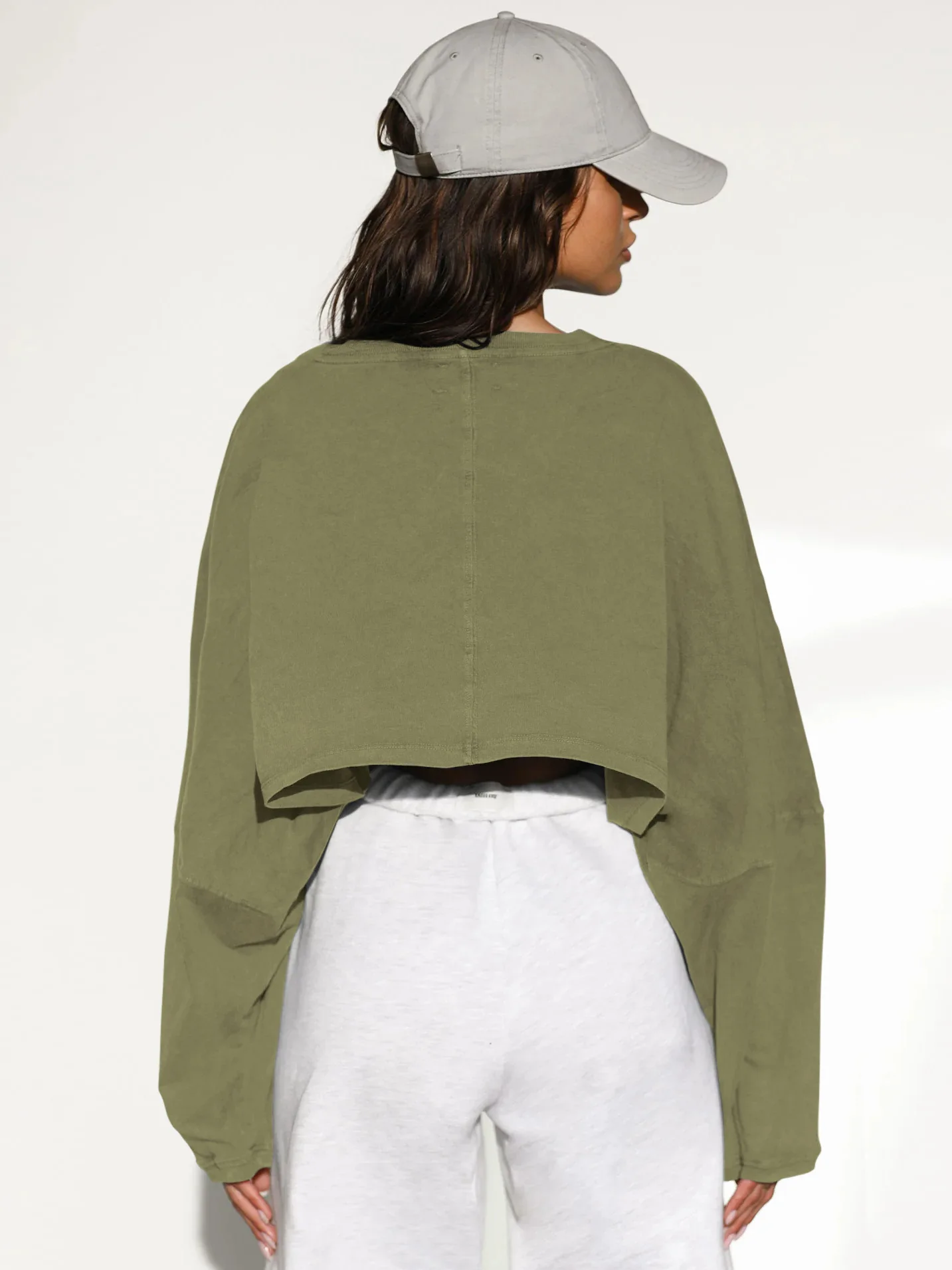 2025 Trendy Cropped Tee for Women - Round Neck Short Sleeve Fashion Athletic T-Shirt Jazz Dance Crop Top