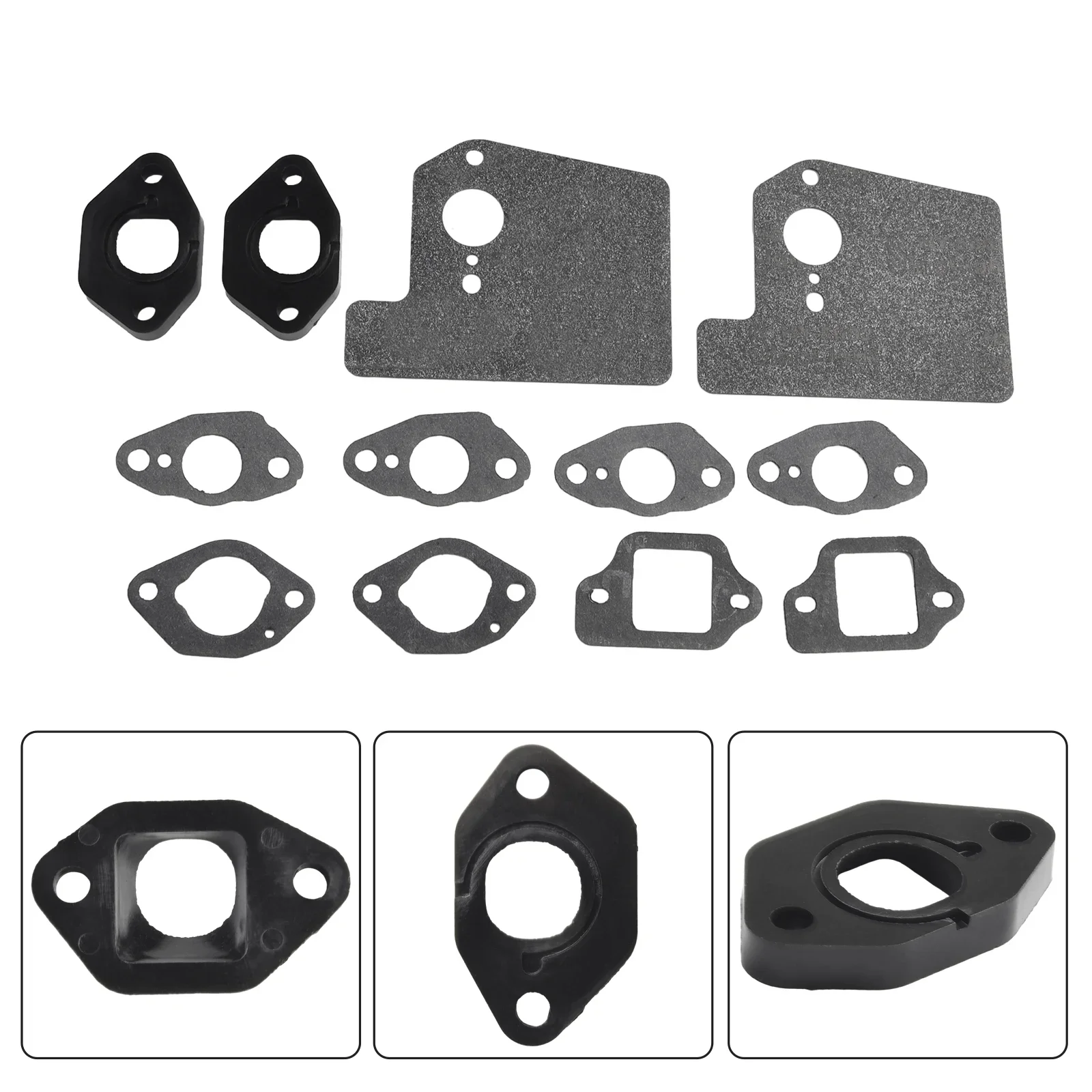 Accessories Gasket GCV160A Engine GCV190 GSV190 Outdoor 12 Pcs Carburetor Insulator For Honda GCV135 High Quality