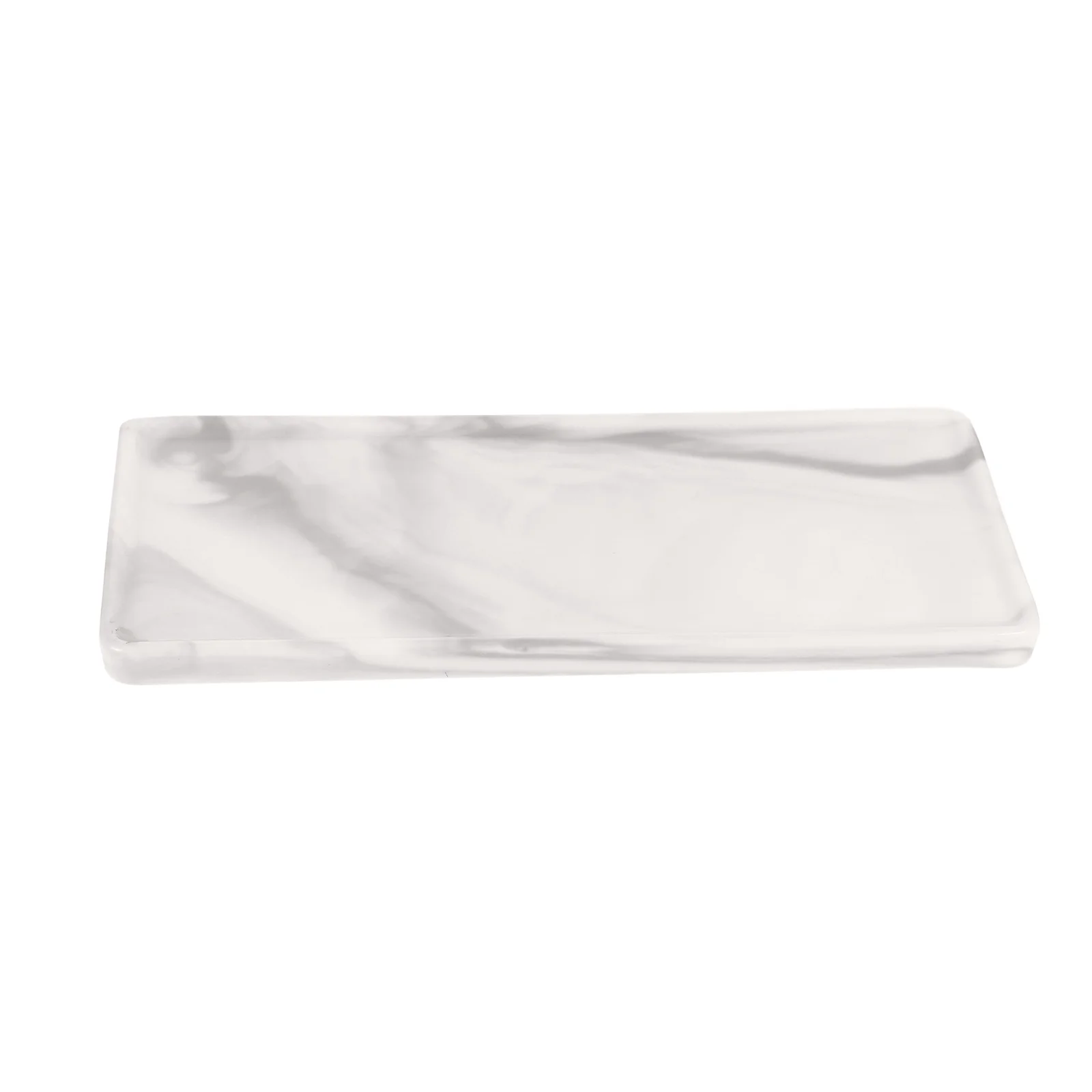 

Stone Pattern Tray Rectangular Ceramic Tray for Bathroom Vanity Counter Towel Soap Storage Organizing Dish Organizer