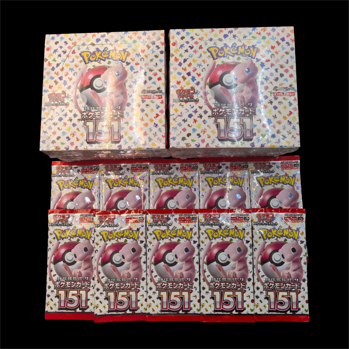 1/صندوق ياباني 20 حزم 151 SV2a لعبة ببطاقات ورقية القرمزي والبنفسجي تعزيز التوسع حزمة بطاقة 151 الداعم معركة المعاملات بطاقة لعبة #3