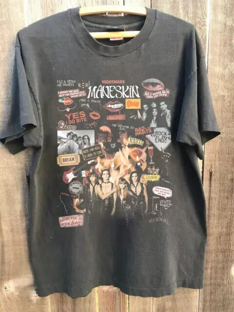 Maneskin T shirt Tour 2024 for