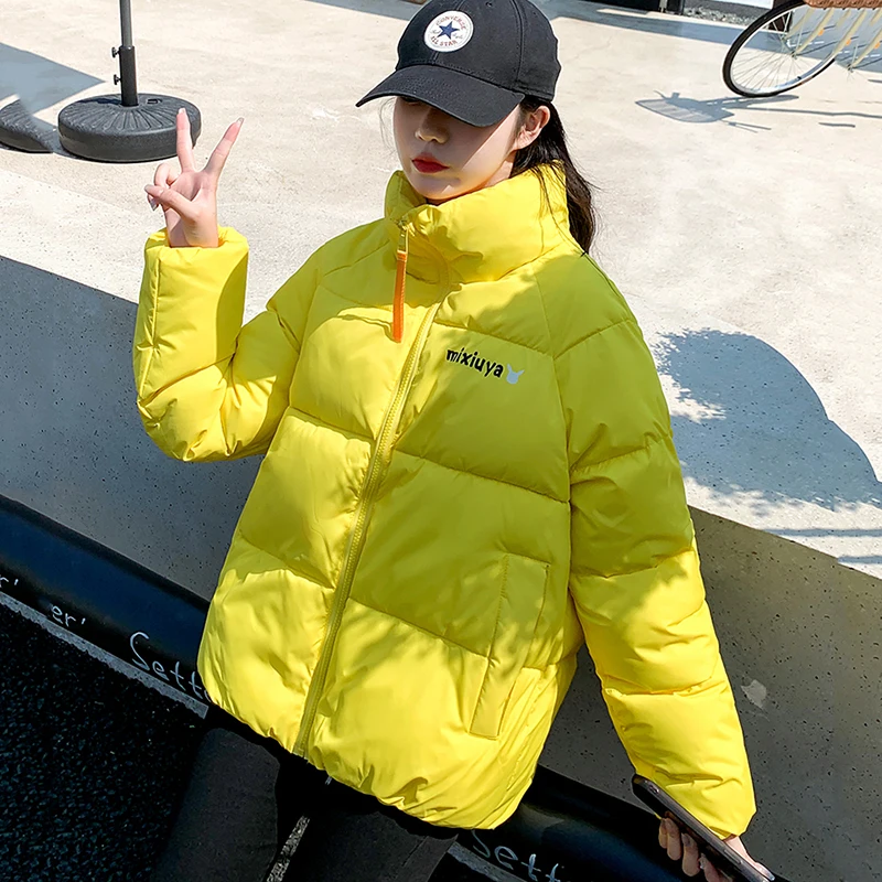 Fashion Thicke Bread Clothing Women 2025 New Winter Down Padded Jacket Female Short Overcoat Korean Loose Warm Parka Outerwear