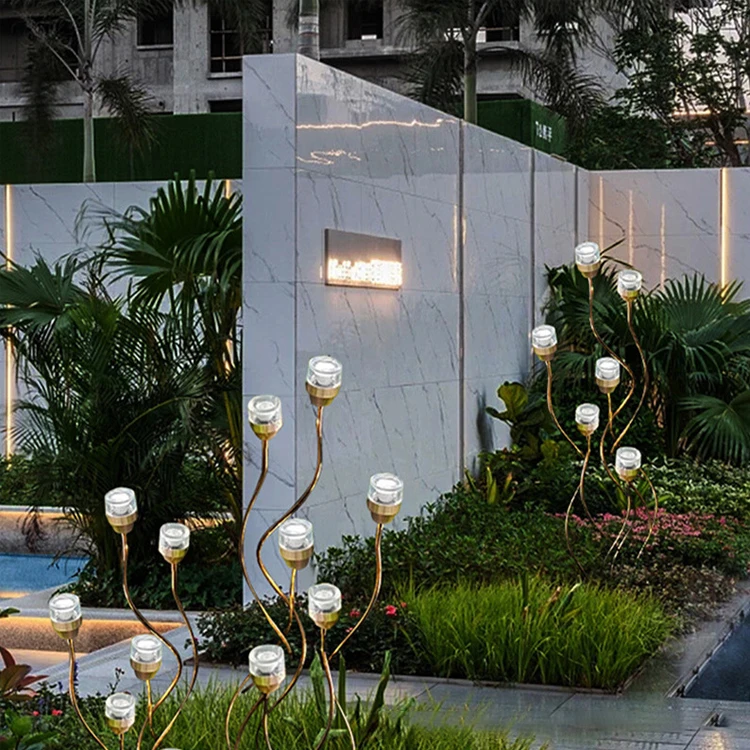 في الهواء الطلق أضواء الحديقة للماء فيلا فناء الحديقة جو المناظر الطبيعية حديقة LED أضواء الزخرفية أضواء جراب الفولاذ المقاوم للصدأ #6