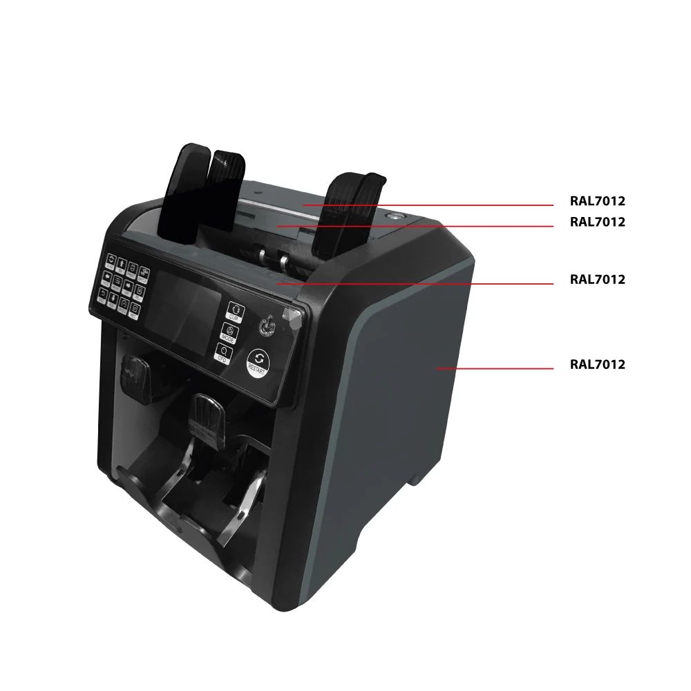 Счетчик значения купюр Счетчик банкнот Машина для подсчета наличных Счетчики банкнот AL-950 CIS Многофункциональный сортировщик валют Смешанное значение Двух карманов