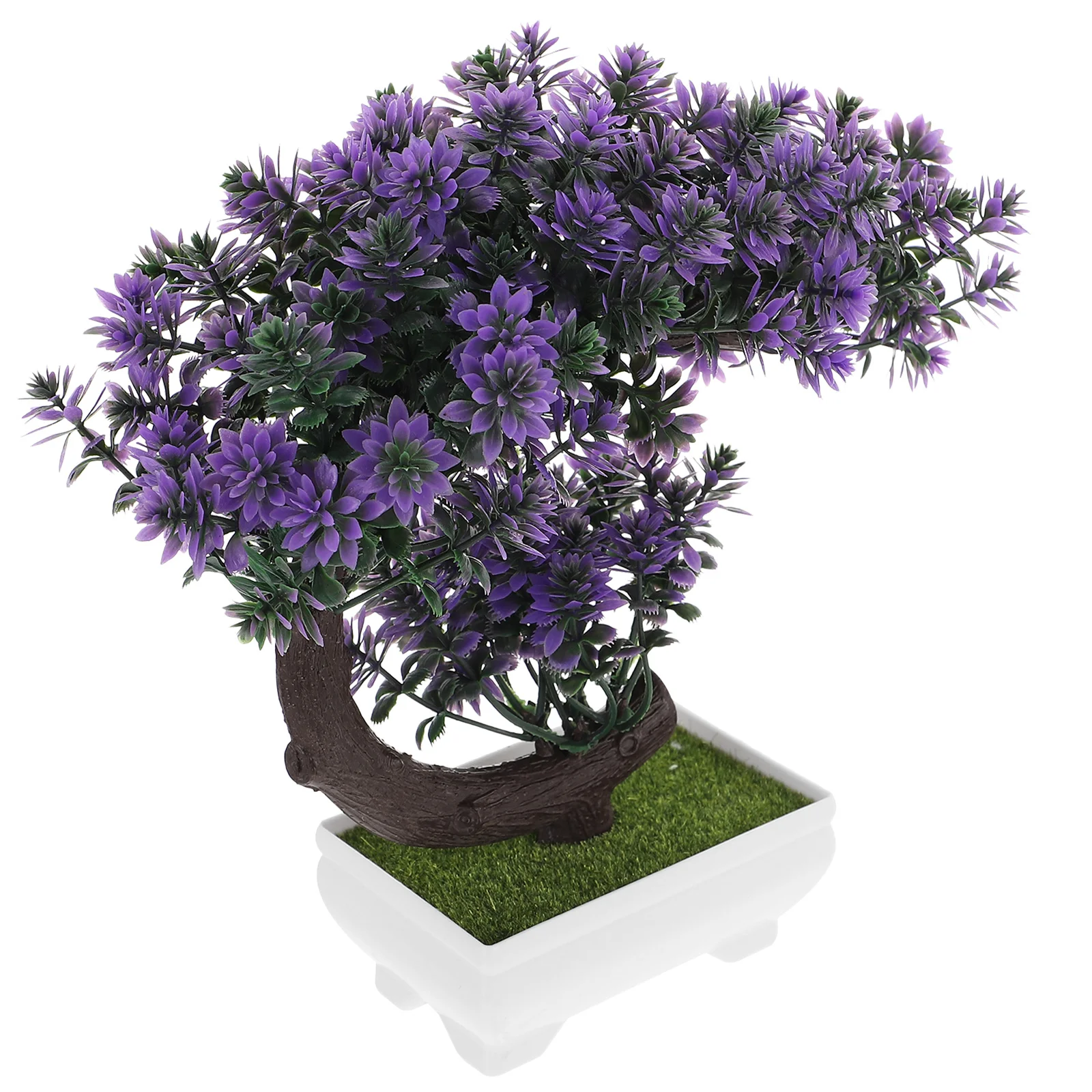 

Simulation Potted Plant Fake Bonsai Decor For Home Office Desk Artificial Greenery Faux Bonsai Ornament Fake Plant Desktop