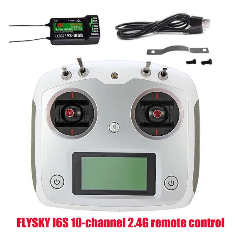 FLYSKY FS-i6S i6S 2.4G 10CH AFHDS 2A Centering Throttle Transmitter IA10B Receiver for RC Cars Boats Remote Controlled Toys