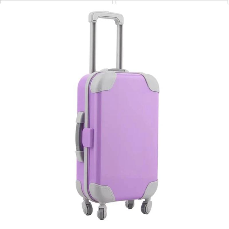 Accessoires de poupée, valise à bagages, Mini accessoires de voyage en plastique avec 10 paires de chaussures pour lunettes BJD de 11.5 pouces et 29cm, jouet