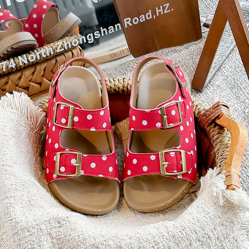 Girls Open Toe Sandals 2026 Summer Soft Sole Non-Slip Kids Beach Shoes Lightweight Breathable Casual Sandals for Toddler Baby