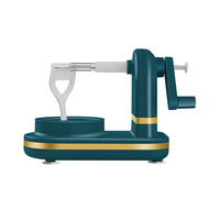 Manual Food Crusher Bottom Suction Cup with Stainless Steel Blades Apple Peeler Safe Food Peeling Machine for Household Supplies