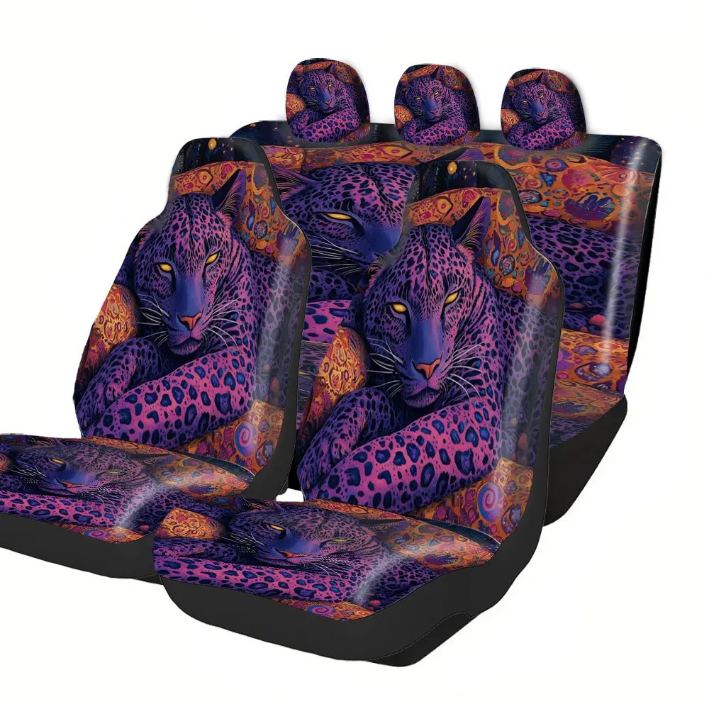 Stylish Car Seat Covers Complete Set, Designed To Fit Universally. Made From High-Quality Polyester, They Offer Comfort And Brea