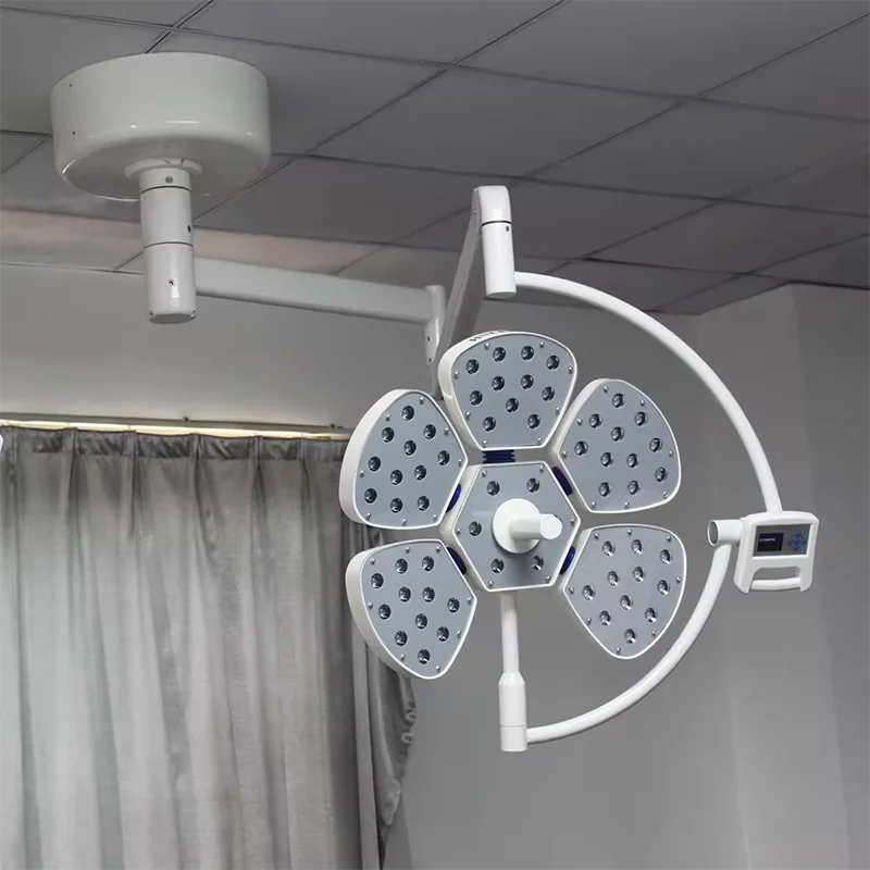 High Quality 500 5 Pearls Surgical Shadowless Light LED Ceiling Operation Lamp Device with Factory Price for Operating Room