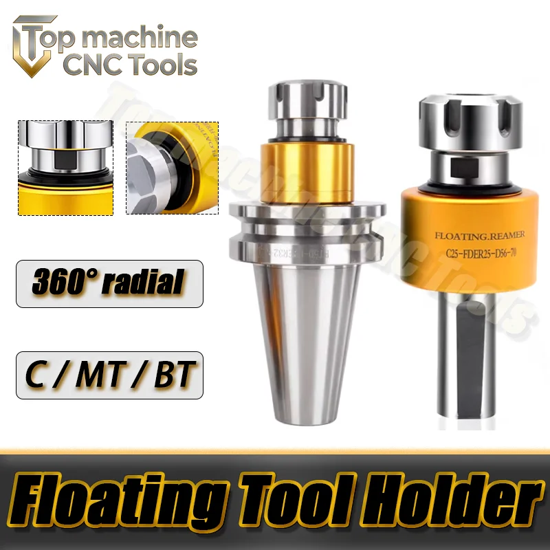 

BT30 BT40 Floating reamer C12 C16 C20 C25 ER25 ER32 High Precision MT2 MT3 MT4 radial 360 degree Adjustable floating tool holder