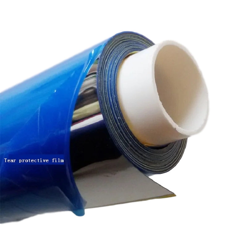High‑Reflective PET Film Stickers Self‑Adhesive Waterproof Opaque Reflective Sheet For Lighting Decoration 50cm Width