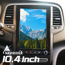 Android 14 Tesla Style IPS Vertical HD Screen Car GPS Radio Navigation Player For Renault Megane 4 Koleos 2016 2017 2018 2019