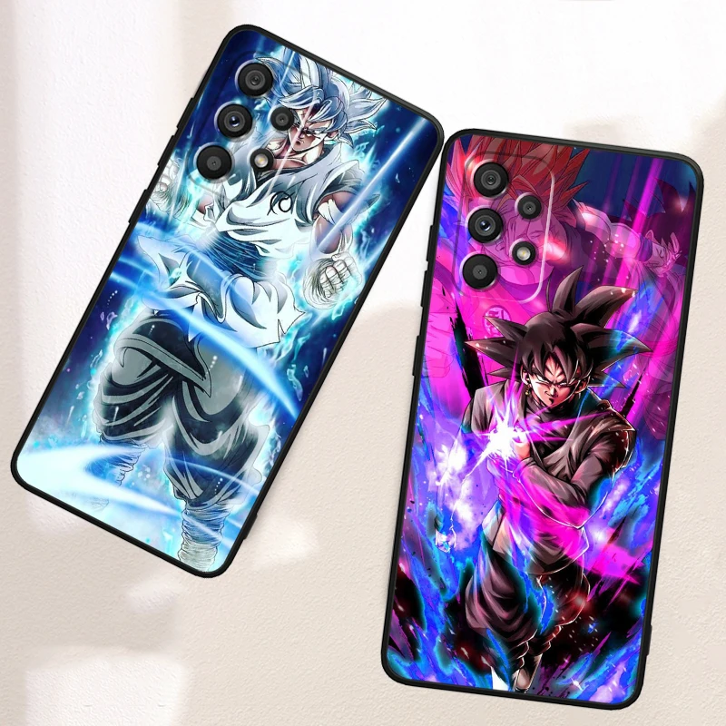 Goku D-Dragon Ball Z Art For Samsung A53 A52 A33 A32 A51 A71 A21S A13 A73 A55 A22 A23 A35 A72 A54 A12 5G Black TPU Phone Case