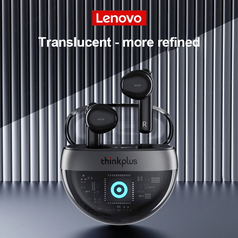 Original Lenovo T40 TWS 5.2 Bluetooth Earphones Wireless Earbuds Sport Noise Reduction Headphones 350mAH Charging Case With Mic