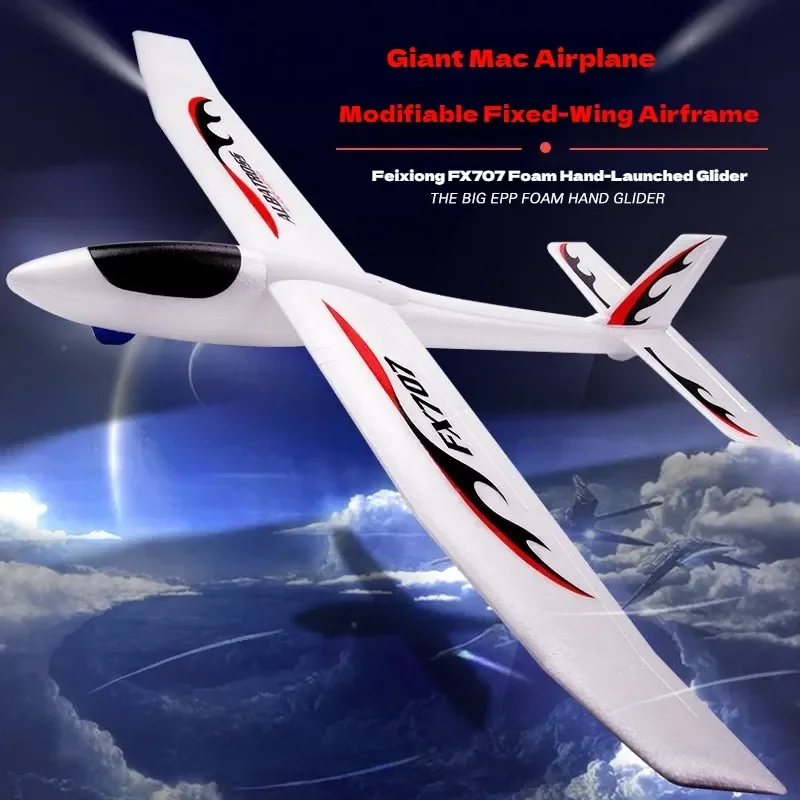 

Feixiong Fx707 Large Size Epp Foam Fixed Wing Remote Control Airplane Assembly Hand Launched Glider Flying Model Aircraft
