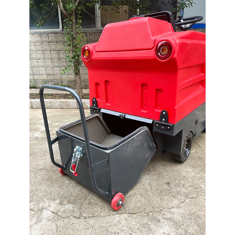 Eco-Friendly Electric Ride-On Cleaner Sweeper Garbage Cleaning Truck for Urban Road Sweeping