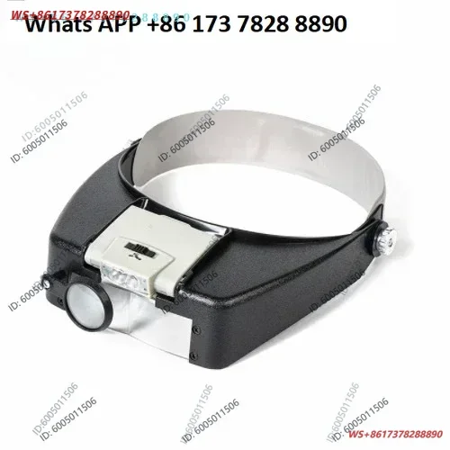 Head glasses magnifying glass repair inspection enlargement mirror led lamp lighting clocks repair high definition mirror