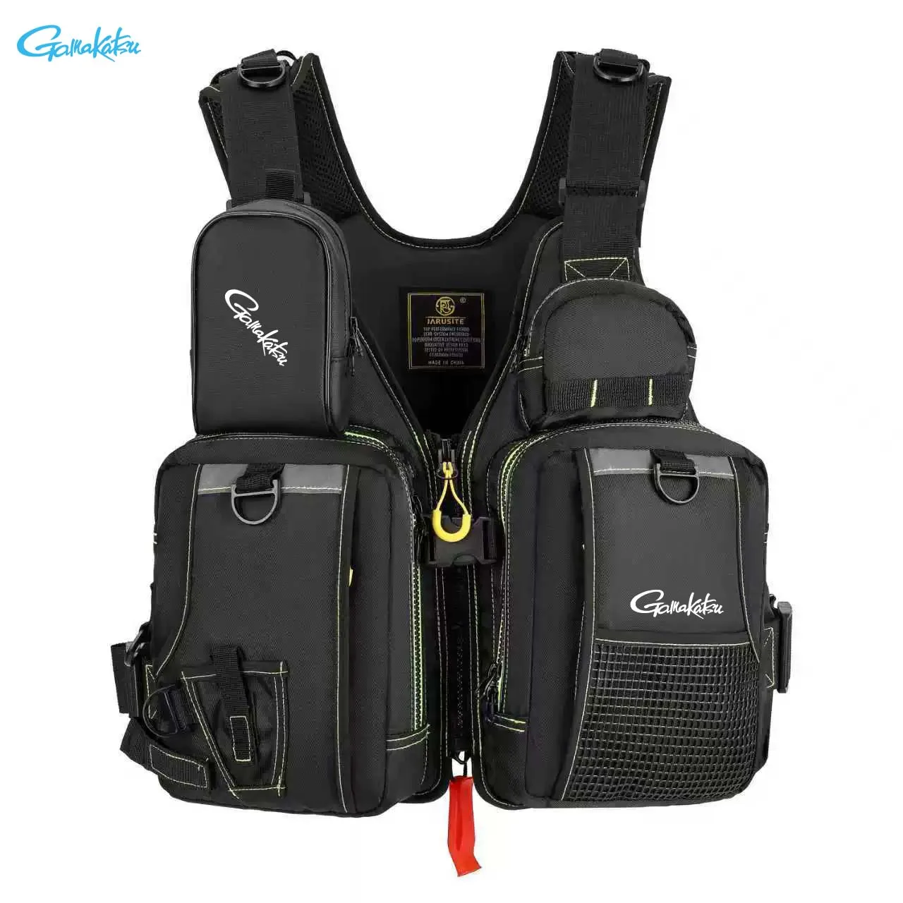 Gamakatsu Outdoor Buoyancy Vest Professional Fishing Vest Adult Multi-functional Swimming Boat Lure Life Jacket Rock Fishing
