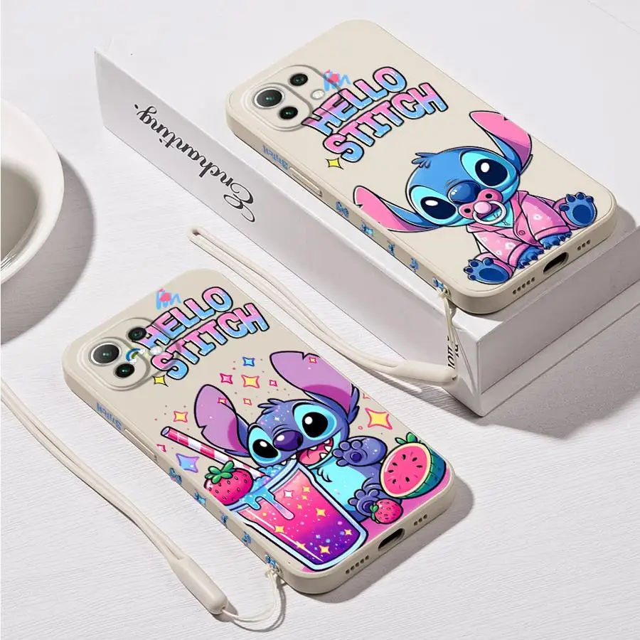 Disney Stitch Cute Phone Case for Xiaomi Mi 11 Lite12T  10T 11T Pro 13 pro Poco X3 Pro F4 F5 X4 X5 Pro X3 nfc Soft TPU