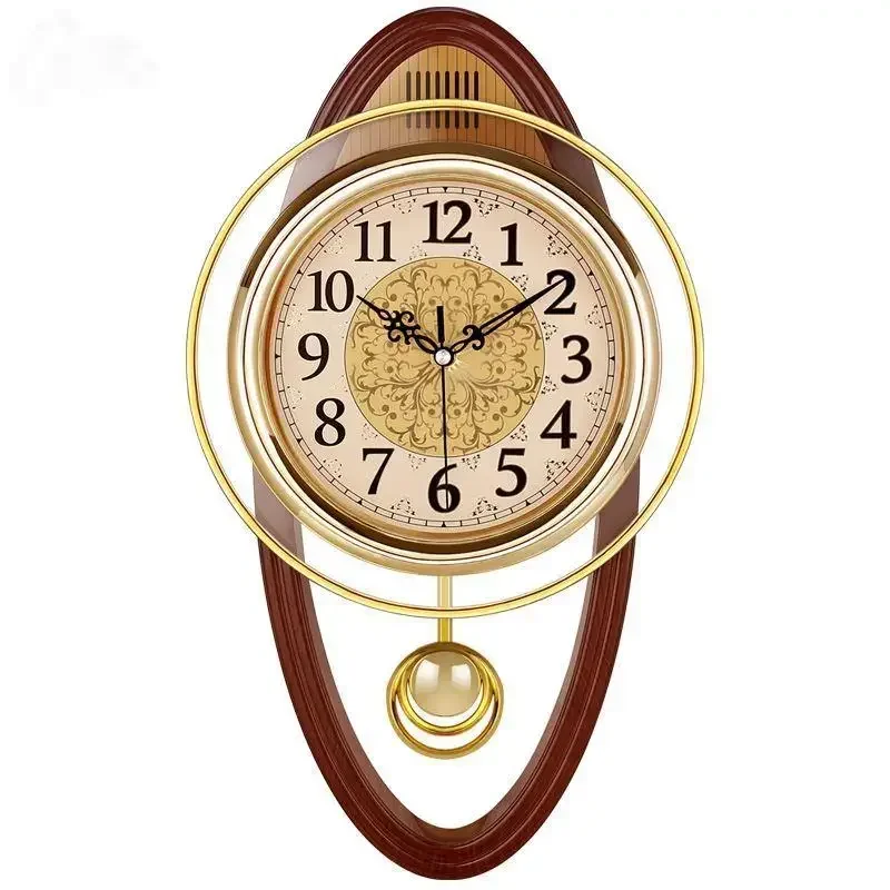 Large Retro Luxury Simple and Fashionable Living Room Nordic Creative Home Decoration Clock