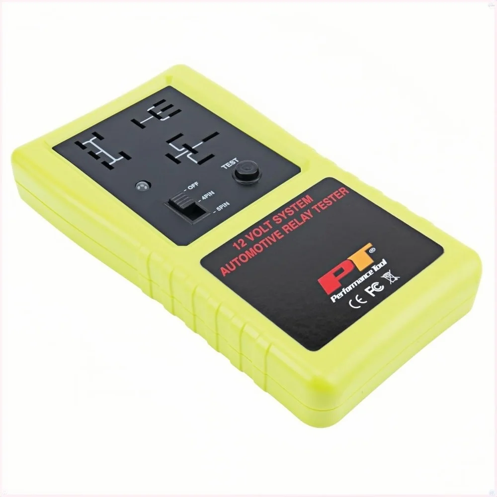 

The 3009 compact cordless automotive relay tester is suitable for 12-volt 4-pin and 5-pin relays, etc.