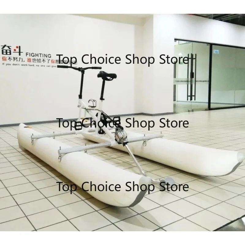 Water Pedal Boat With Bike Frame And Pontoon For Sale