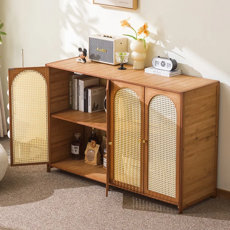 French sideboard, rattan storage cabinet, home dining dining pantry cabinet, storage , kitchen storage , s