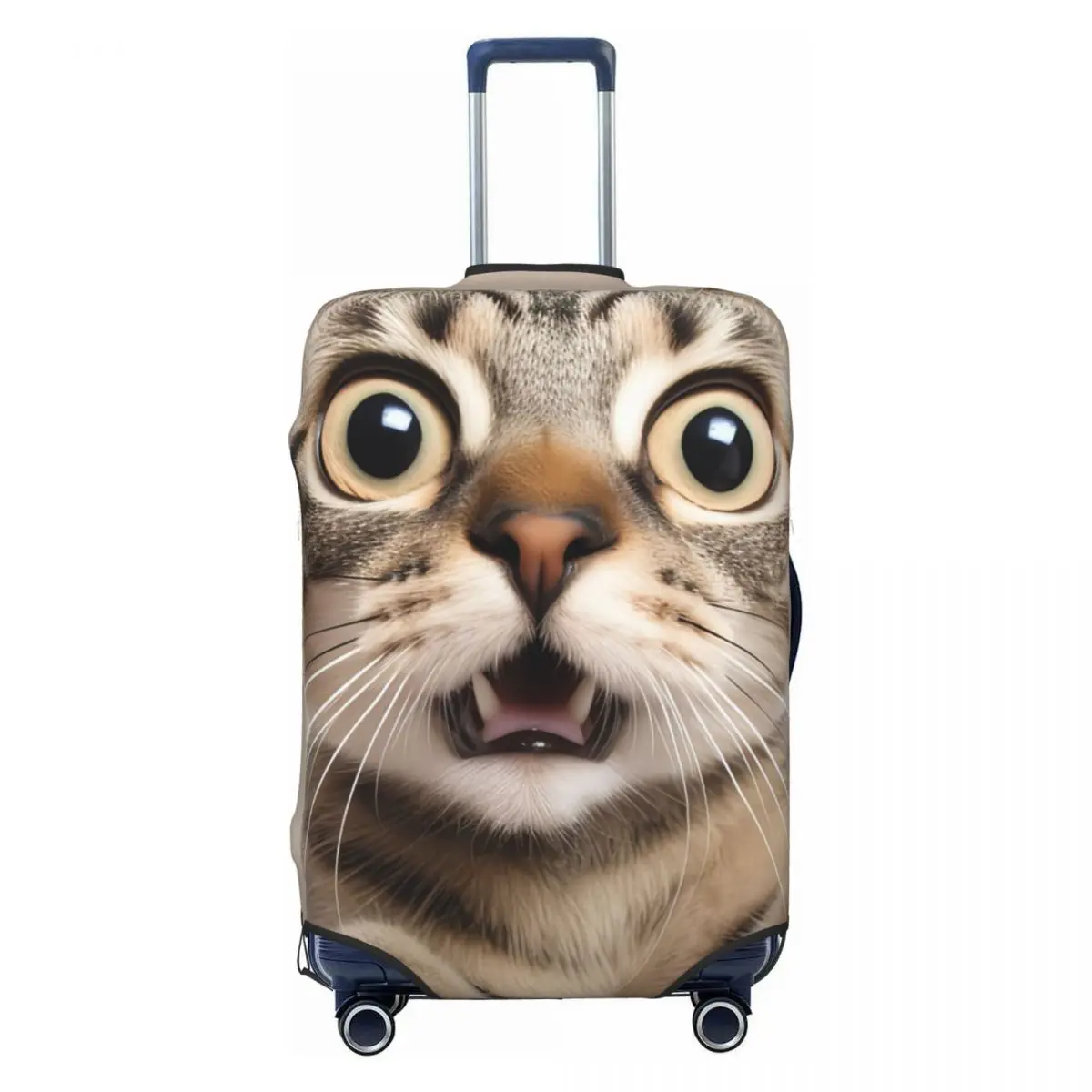 

Custom Cute Cat Luggage Cover Protector Funny Travel Suitcase Protective Cover for 18-32 Inch