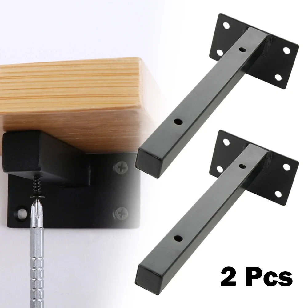 2Pcs Wall Shelf  Bracket Supports Partition Support Frame Stainless Steel Heavy Shelf Support Brackets Furniture Hardware