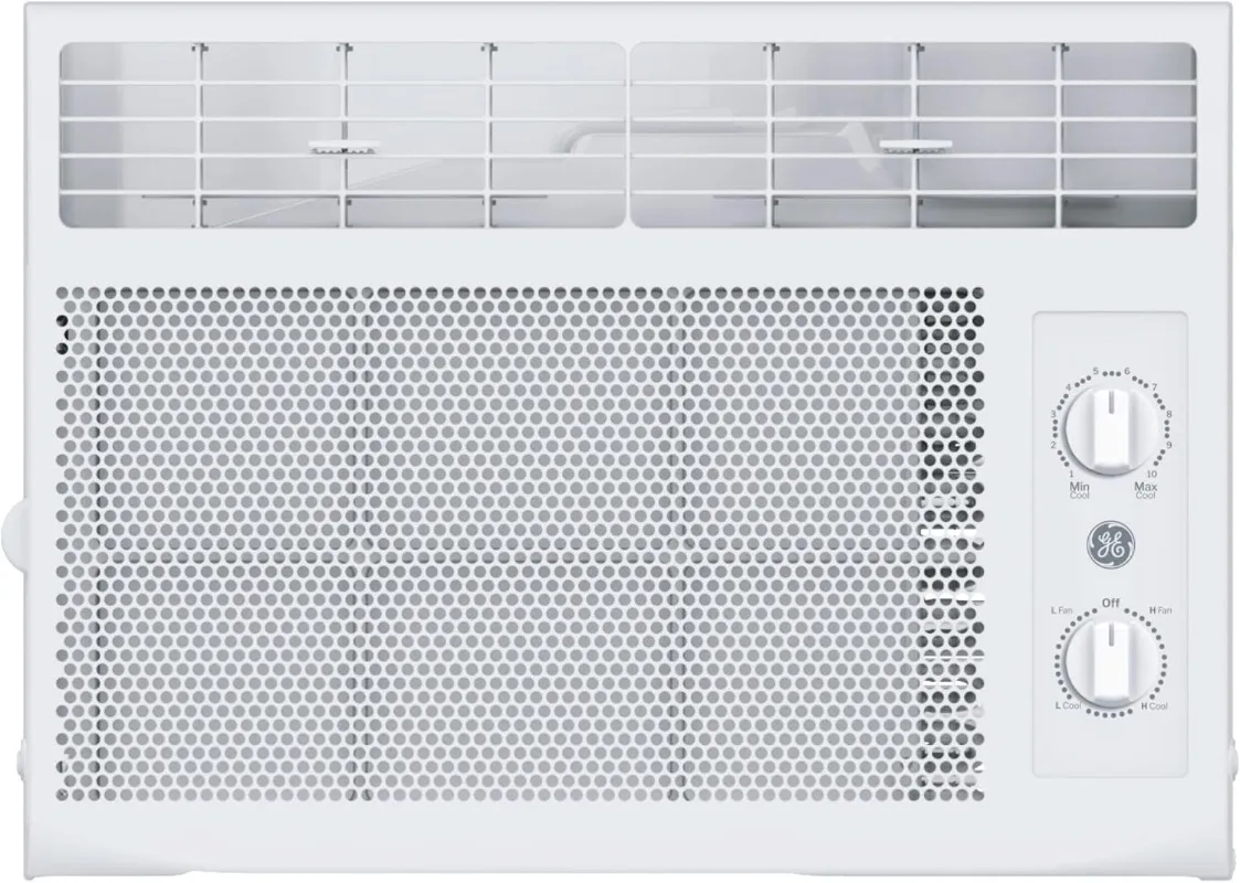 Window Air Conditioner Unit, 5,000 BTU for Small Rooms up to 150 sq ft. with Manual Adjustable Fan and Cooling Settings, Perf