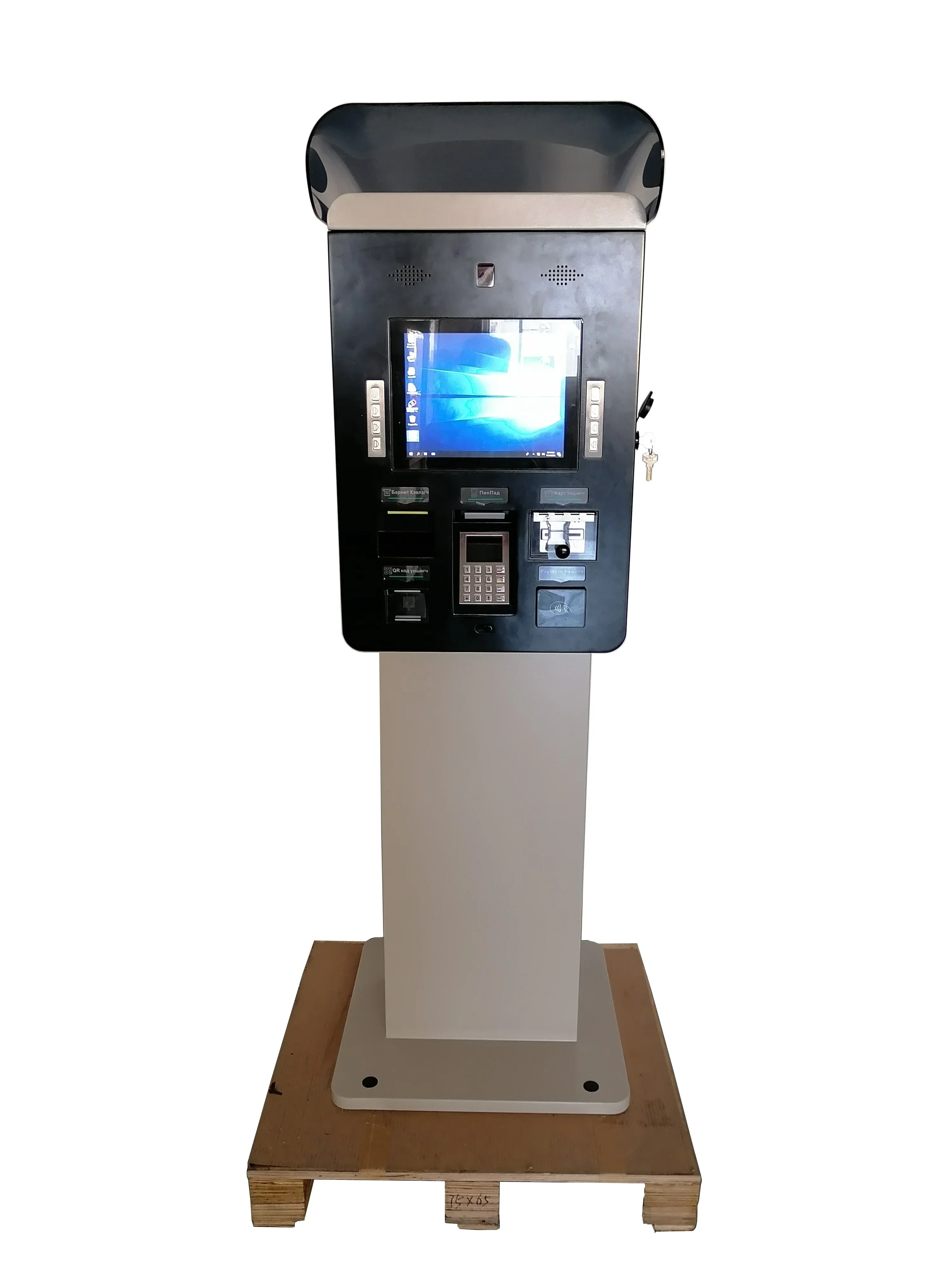 Automatic Pay Parking Lot Ticketing Machines Car Parking System RFID Access System Parking Lot Ticket Kiosk