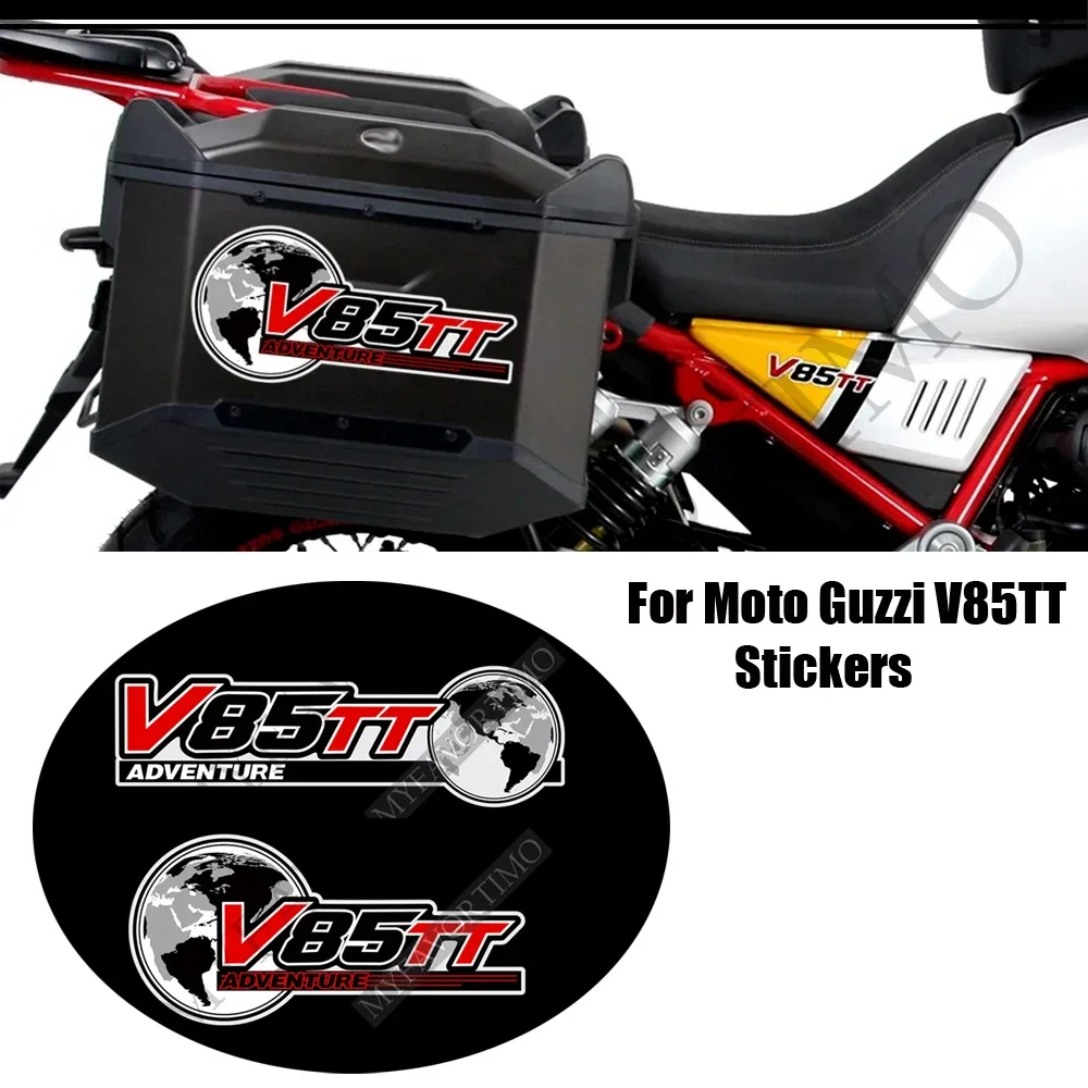 

Cases Trunk V85TT For Moto Guzzi V 85 TT Tank Pad Protector Stickers Decal Luggage Emblem Logo