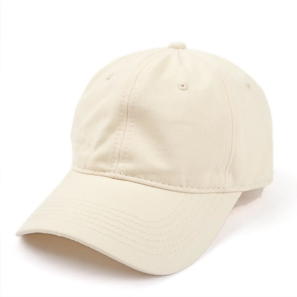 

Sun Hat Simple Unisex Solid Color Cap Cotton Casual Plain Baseball Cap Korean Soft Sports Sunshade Hat Outdoor