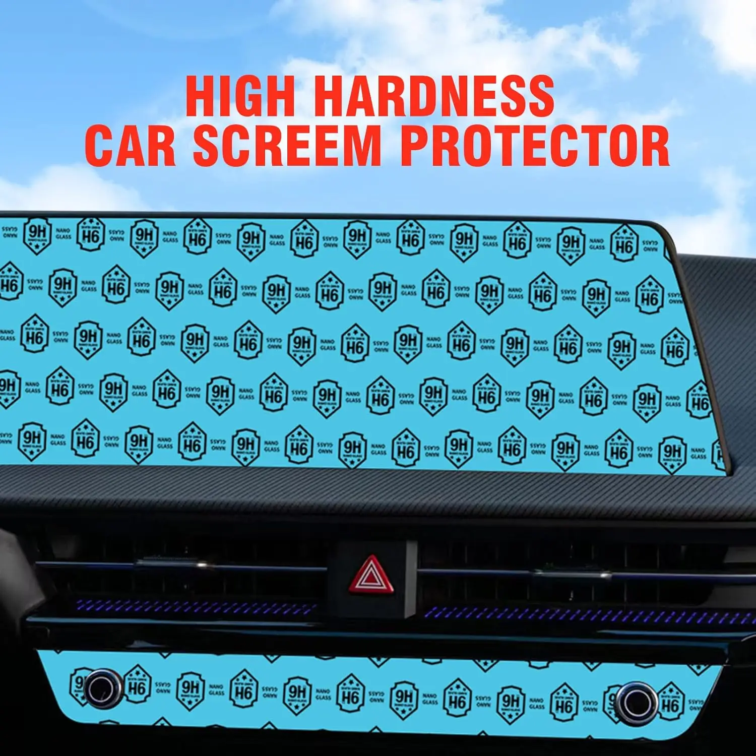 Protecteur d\'écran tactile HD en verre pour KIA EV6 2022 2023, film de couverture d\'affichage multimédia, ensemble de 2 pièces, adapté pour NQ5