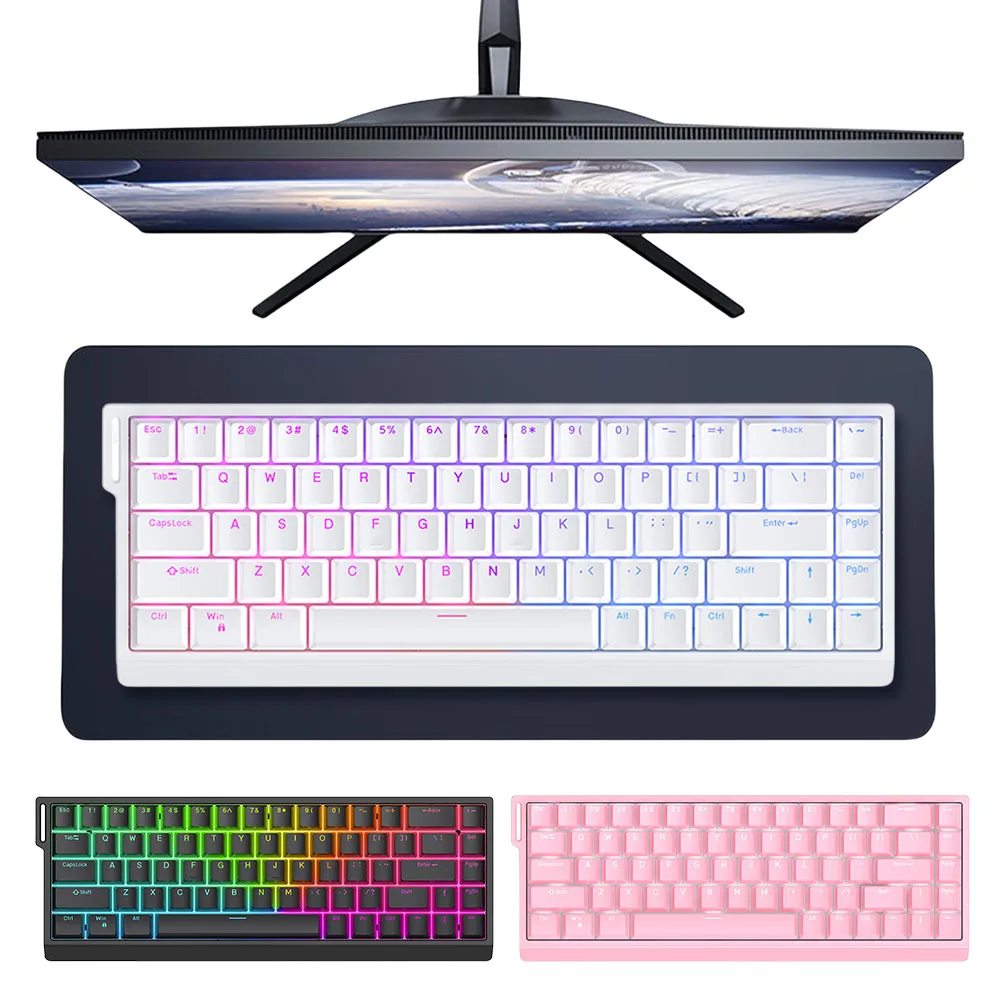 HE65 Wired Gaming Mechanical Keyboard Hot Swappable Magnetic Switch Gamer Keyboards RGB Backlit E-sports Level Gamer Accessory