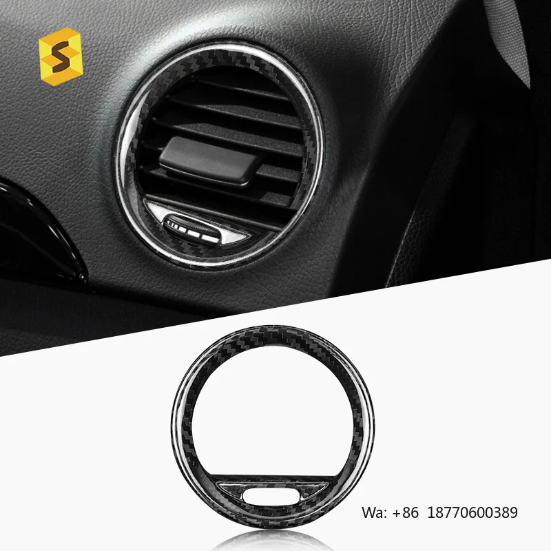

Shasha Carbon Steering Wheel Chin Patch Real Carbon Fiber Interior Accessories for Fiat 500 Abarth 595 2012 2013 2015 2018 2019